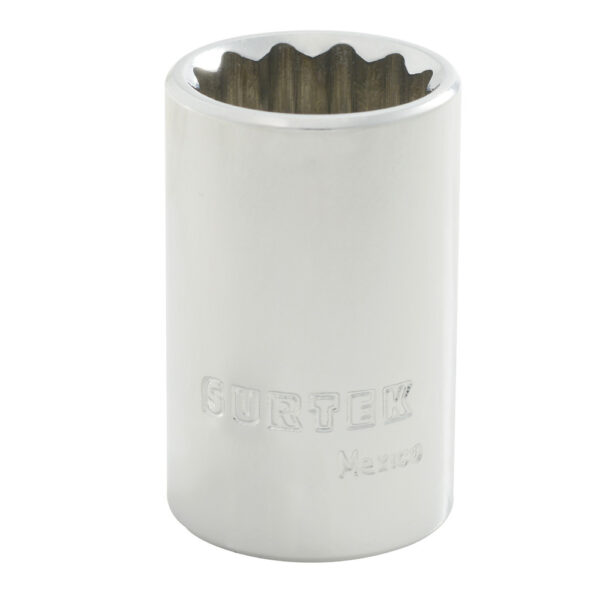 Dado cuadro de 1/2", 12 puntas, métrico, 32 mm Surtek