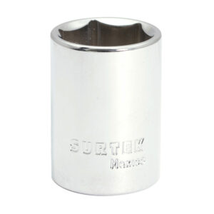 Dado en pulgadas cuadro de 1/2", 6 puntas, 1-1/4" Surtek