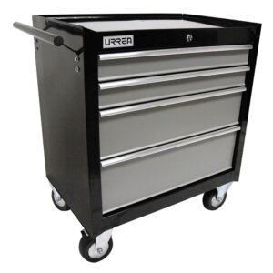 Gabinete móvil 4 gavetas color negro serie H 27" Urrea