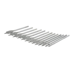 Juego de brocas para madera tipo manita plana zanco hexagonal, 13 piezas Surtek