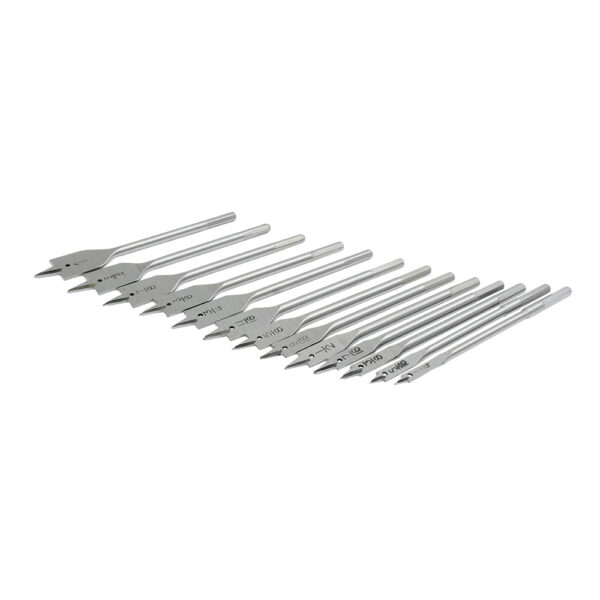 Juego de brocas para madera tipo manita plana zanco hexagonal, 13 piezas Surtek
