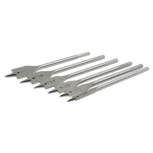 Juego de brocas para madera tipo manita plana zanco hexagonal, 6 piezas Surtek
