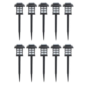 Juego de luminarios para exteriores estilo oriental, 10 piezas Surtek