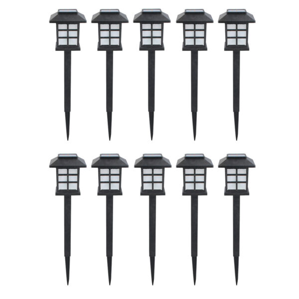 Juego de luminarios para exteriores estilo oriental, 10 piezas Surtek