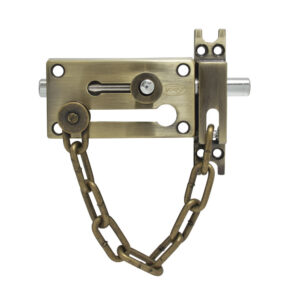 Cerradura clásica para puerta de aluminio función doble, blanco, llave estándar Lock