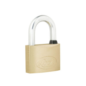 Candado de latón corto 50 mm, llave bancaria Lock