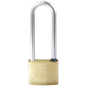 Candado de latón extra largo 40 mm, llave estándar Lock