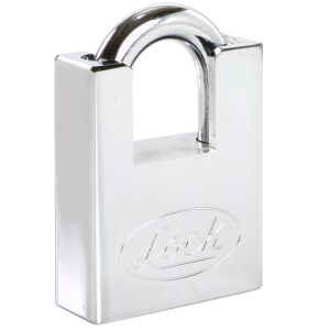 Candado antipalanca doble cerrojo 60 mm, llave de disco Lock