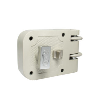 Cerradura de sobreponer función puerta corrediza, izquierda, llave estándar, en caja Lock