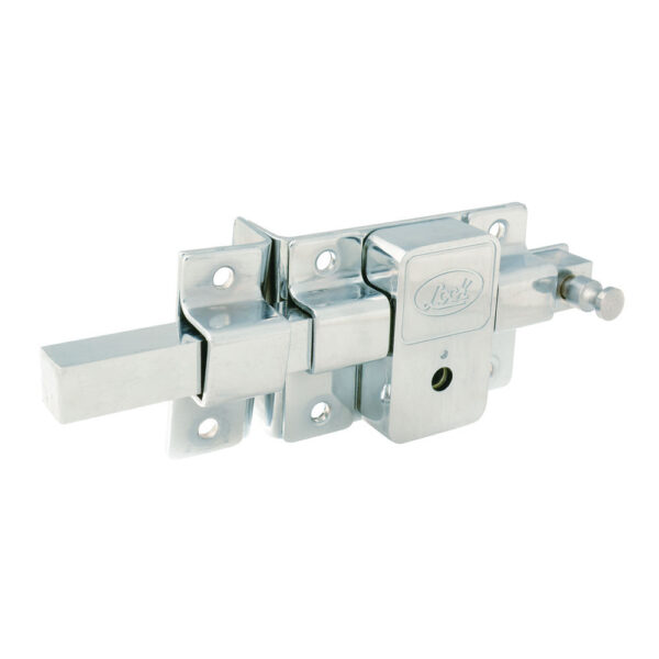 Cerradura de barra libre función derecha, cromo brillante, llave tetra, en caja Lock
