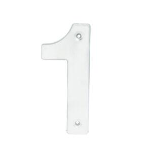 Número 1 bold 4" níquel satinado Lock