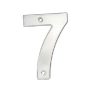 Número 7 bold 4" níquel satinado Lock