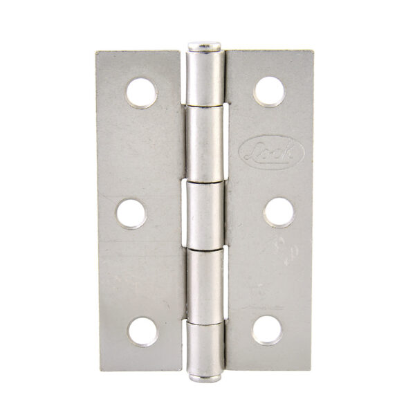Bisagra alargada perno remachado de acero níquel satinado 2.5" x 1.81" Lock