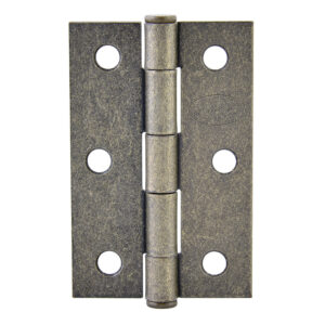 Bisagra alargada perno remachado de acero latón antiguo 2" x 1.61" Lock