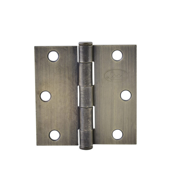 Bisagra cuadrada perno suelto de acero latón antiguo 2" x 2" Lock