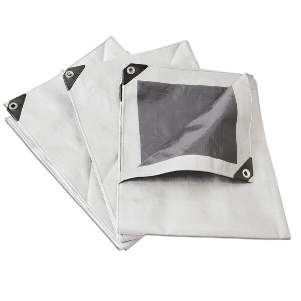 Lona de polietileno reforzada color blanco, 2 x 3 m Surtek