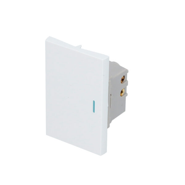 Interruptor 1/1, línea Premium, color blanco Surtek