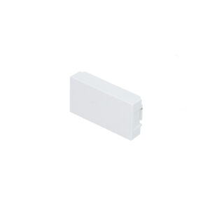 Módulo ciego 1/3, línea Premium, color blanco Surtek