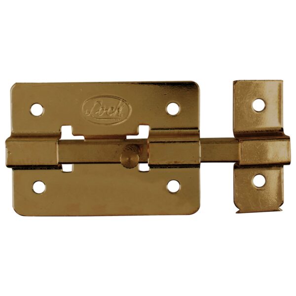 Pasador de sobreponer de barra latón antiguo 10 cm Lock