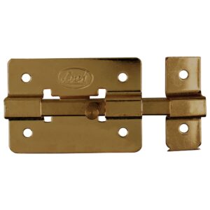 Pasador de sobreponer de barra latón antiguo 8 cm Lock