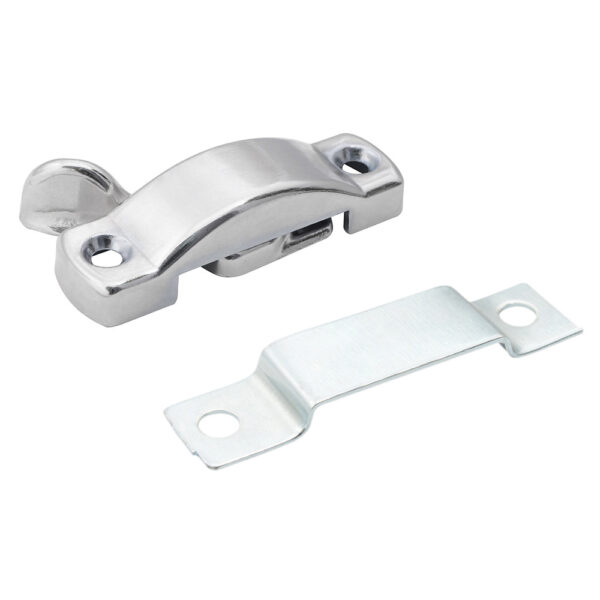 Pasador para ventana con contra, cromada Lock