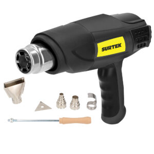 Pistola de calor 50° C a 550°C 1800 W 120 V enfriamiento rápido Surtek