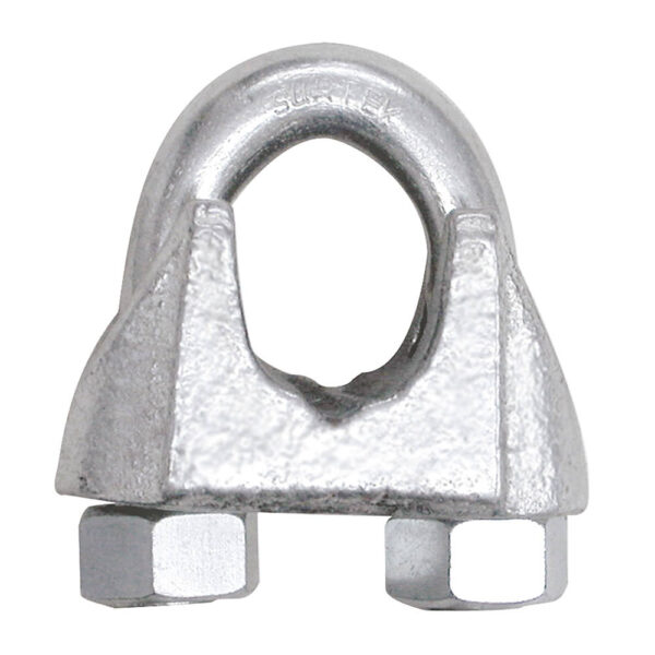 Perro de hierro maleable para cable de acero 3/16" Surtek