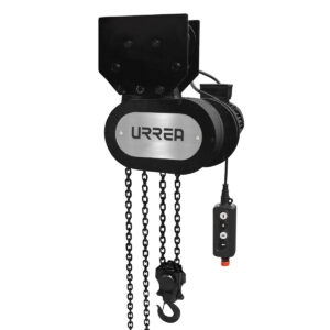 Polipasto eléctrico con sistema de doble freno 2 ramales, 2 ton, cadena 13 m Urrea