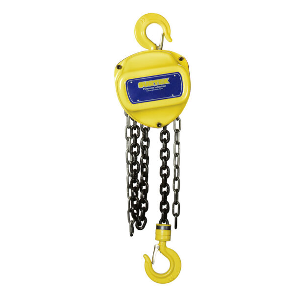 Polipasto manual 2 ramales, 2 ton, cadena 3 m Surtek