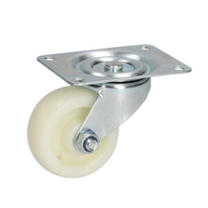 Rodaja de polipropileno blanca giratoria 2" Surtek
