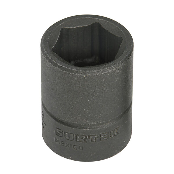 Dado de impacto cuadro de 1/2", 6 puntas, métrico, 17 mm Surtek