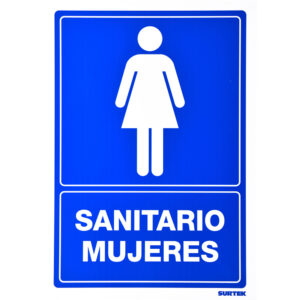 Señal "Sanitario mujeres" Surtek