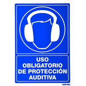 Señal "Uso obligatorio de protección auditiva" Surtek