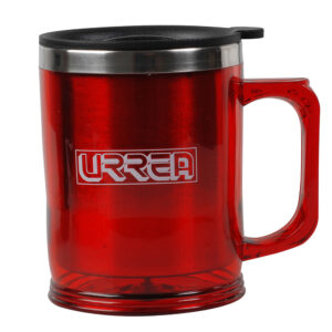 Taza térmica color rojo de acero inoxidable 350 ml Urrea