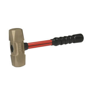 Marro de bronce-aluminio antichispa de 2lb con mango corto de fibra de vidrio 13" Urrea