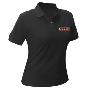 Playera tipo polo para dama color negro talla CH Urrea