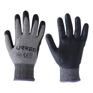 Guantes de fibra tipo Supraneema anti-corte con recubrimiento de nitrilo espumoso M Urrea