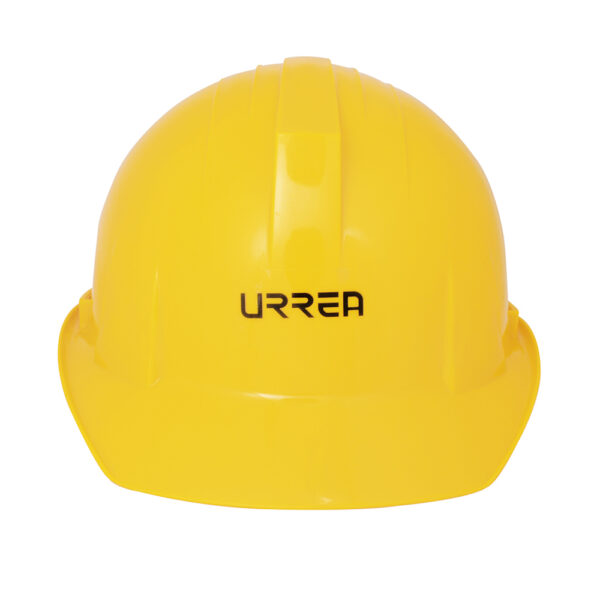 Casco de seguridad con ajuste de intervalos de 4 puntos, color amarillo Urrea