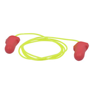 Tapones para oídos desechables de alta visibilidad color rojo SNR 32 dB Urrea