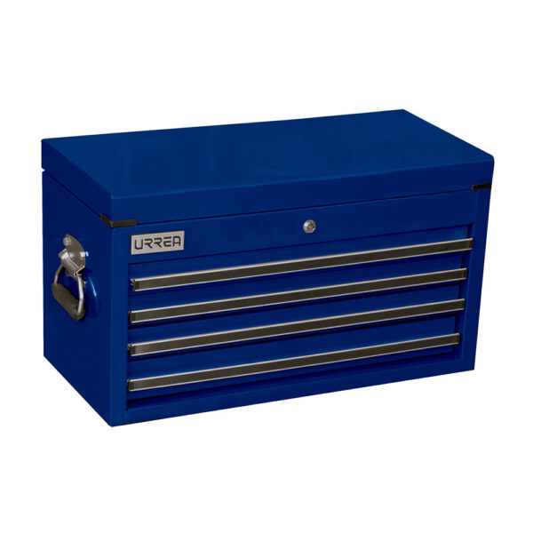 Gabinete superior 4 gavetas color azul serie X 27" Urrea