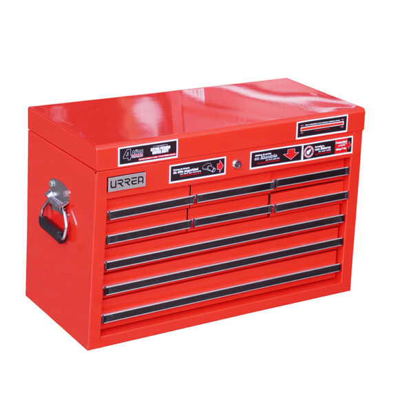 Gabinete superior 9 gavetas color rojo serie X 27" Urrea