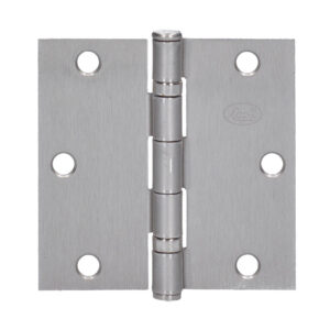 Bisagra cuadrada arquitectónica con balero de acero níquel satinado 4" x 4" Lock