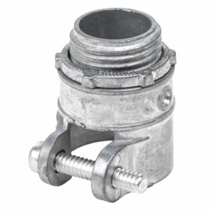 Conector recto metálico para tubo flexible 1/2" Surtek