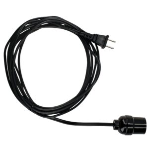 Portalámpara con cable de alimentación 2 x 18 10 m Surtek