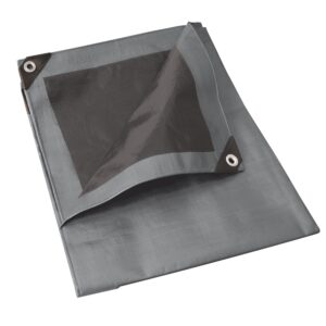 Lona de polietileno reforzada color gris, 5 x 7 m Surtek