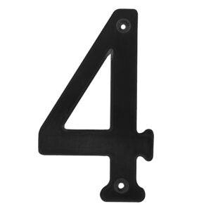 Número 4 slim 4" negro Lock