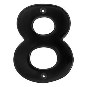 Número 8 bold 4" negro Lock