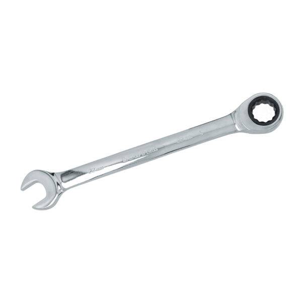 100591 Llave combinada pulido espejo de matraca métrica, 12 puntas, 22mm Surtek