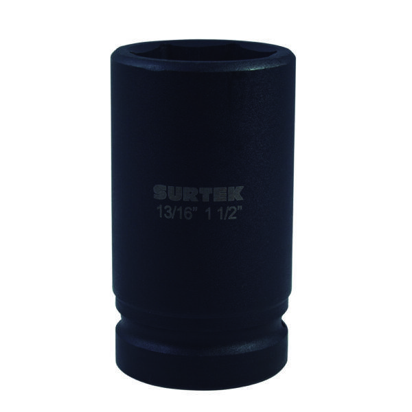 Dado de impacto pulgadas, doble boca, cuadro para capuchón 13/16", 1-1/2" Surtek