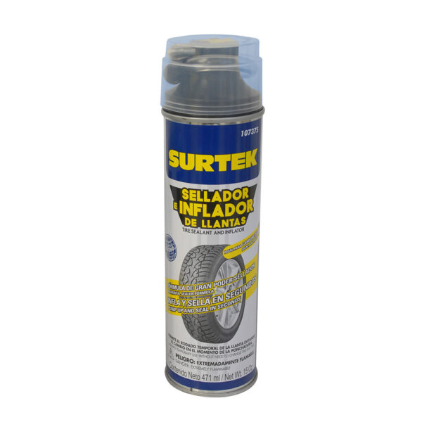 107375 Sellador de llantas 471 ml Surtek